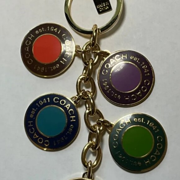 NWOT'S Coach Oversized / Jumbo Snaphead Bag Charm / Keychain / Key Ring - Rare - Picture 3 of 6